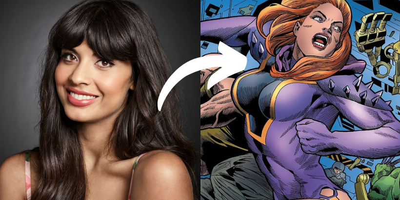     She-Hulk - Jameela Jamil jako Titania, jest ruda! Mark Ruffalo na zdjęciu zza kulis